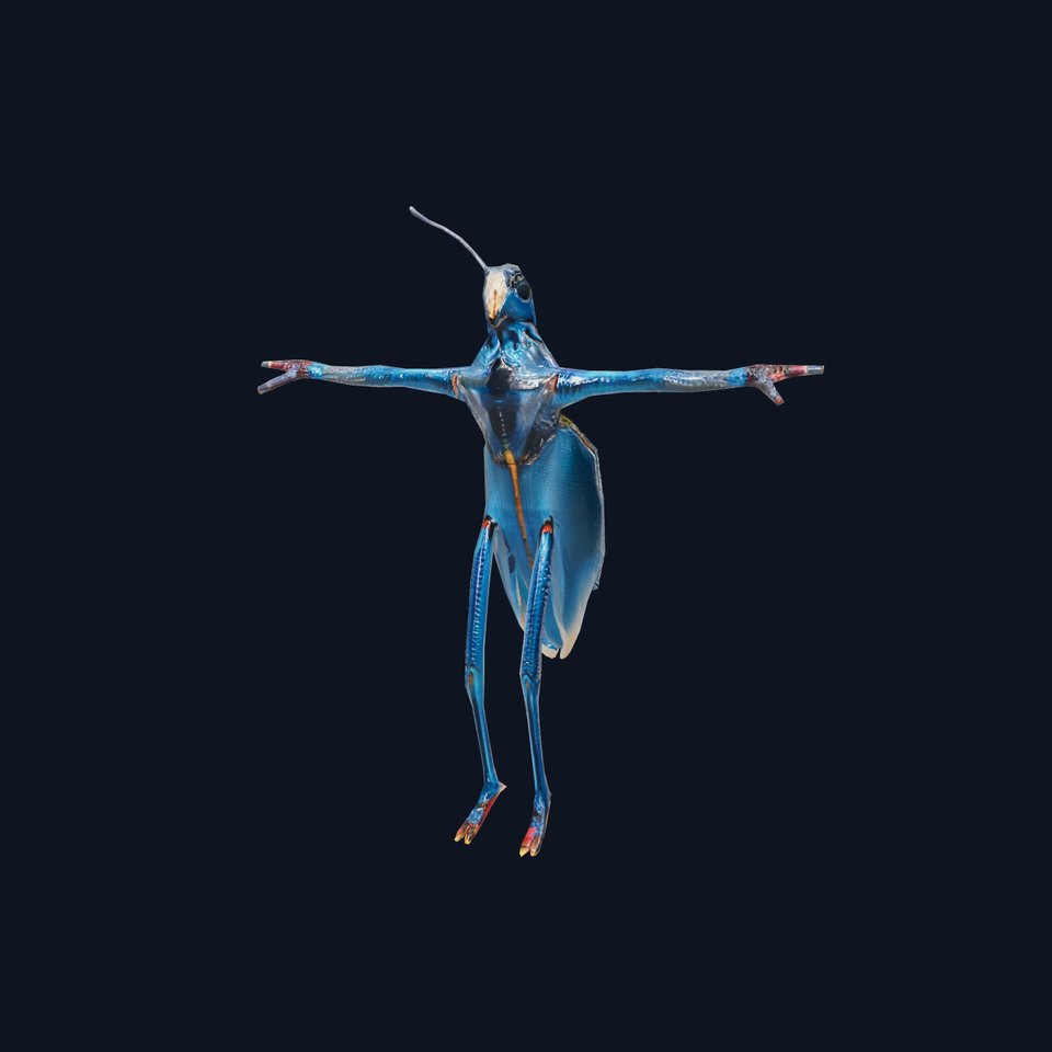 Cobalt Bug Humanoid model pack