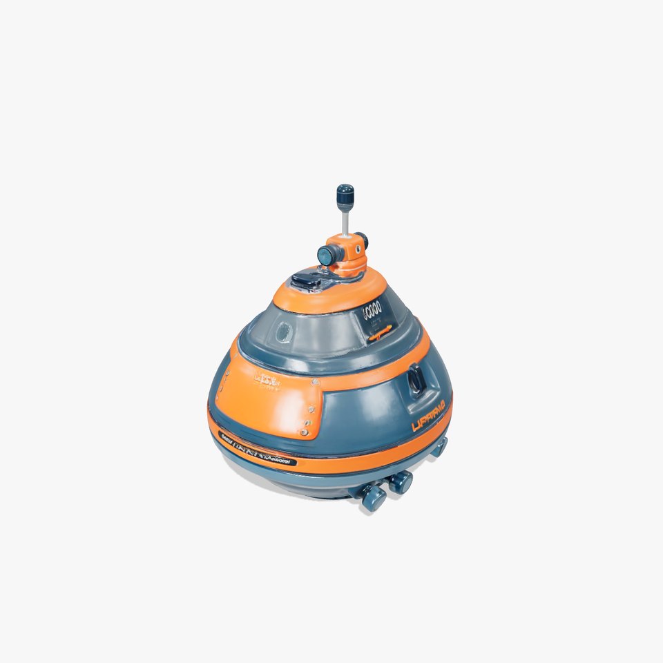 Orange Navigation Buoy model pack