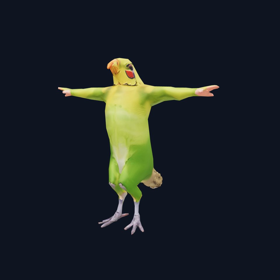 Tropical Parrot Hybrid model pack