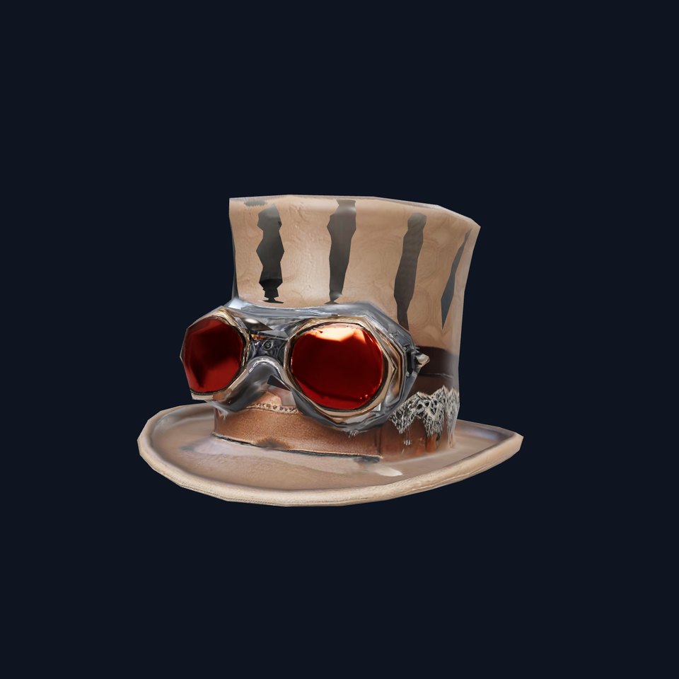 Vintage Steampunk Hat model pack