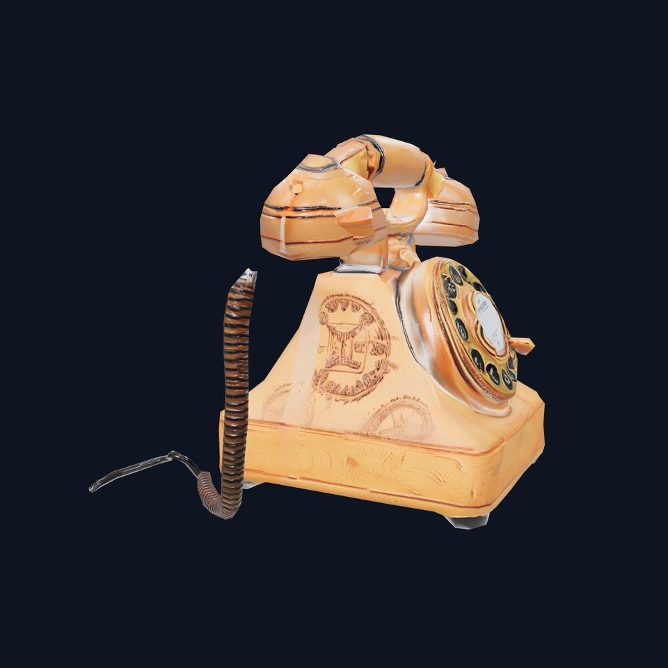 Vintage Copper Phone model pack