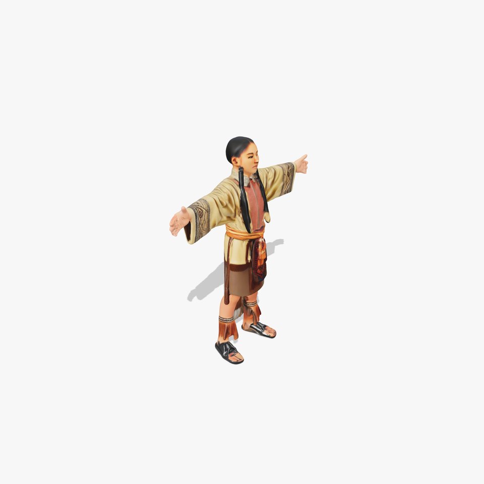 Traditional Tribal Attire model pack