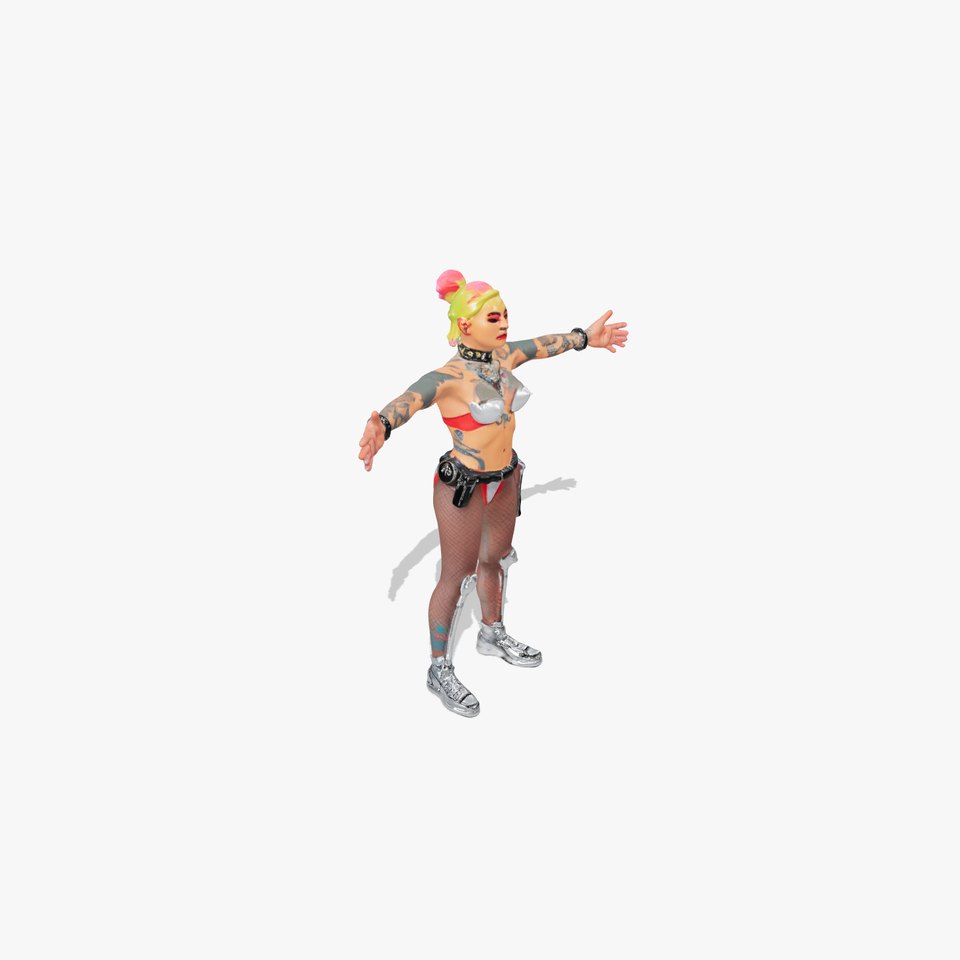 Cyberpunk Performer model pack