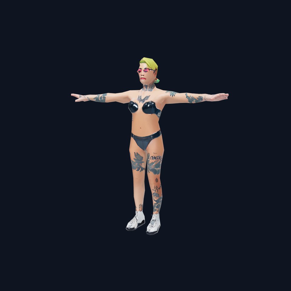 Vivid Tattooed Human model pack
