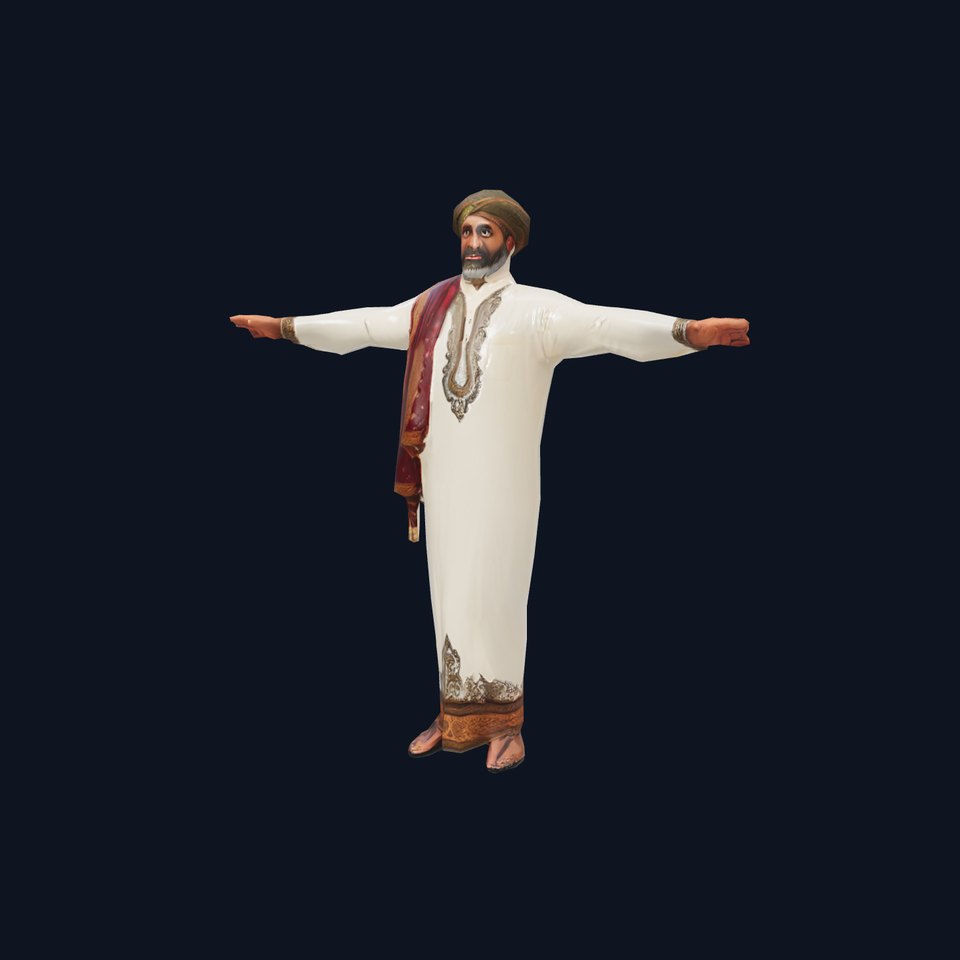 Elegant Traditional Attire model pack