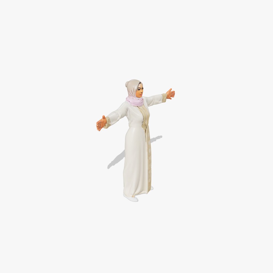 Elegant Hijab Garment model pack