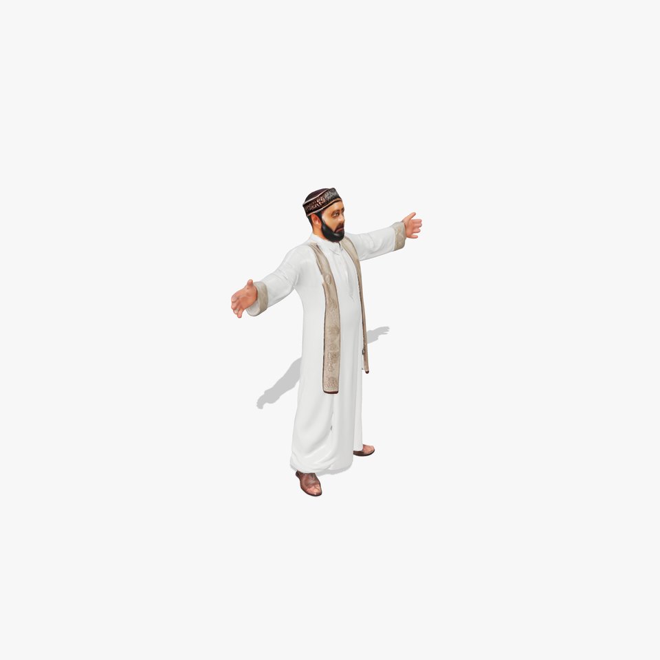 Traditional Robe Male Outfit model pack