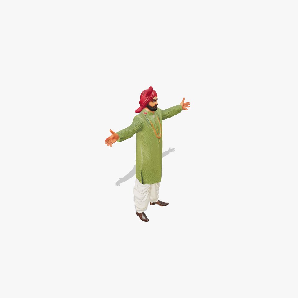 Traditional Sherwani model pack
