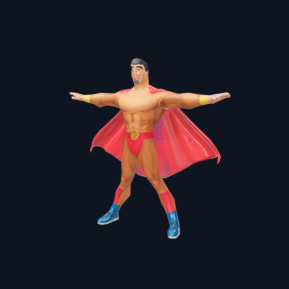 Heroic Red Cape model pack