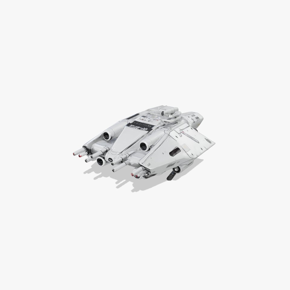 Futuristic Starship model pack