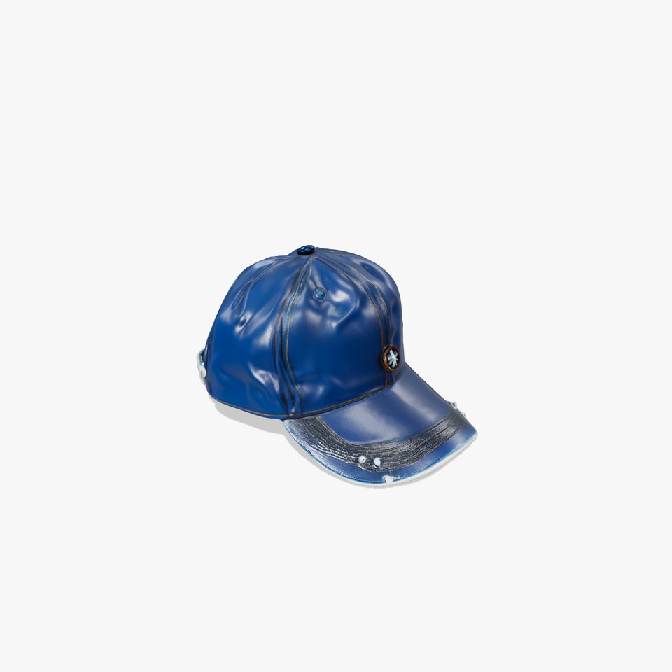 Worn Denim Cap model pack