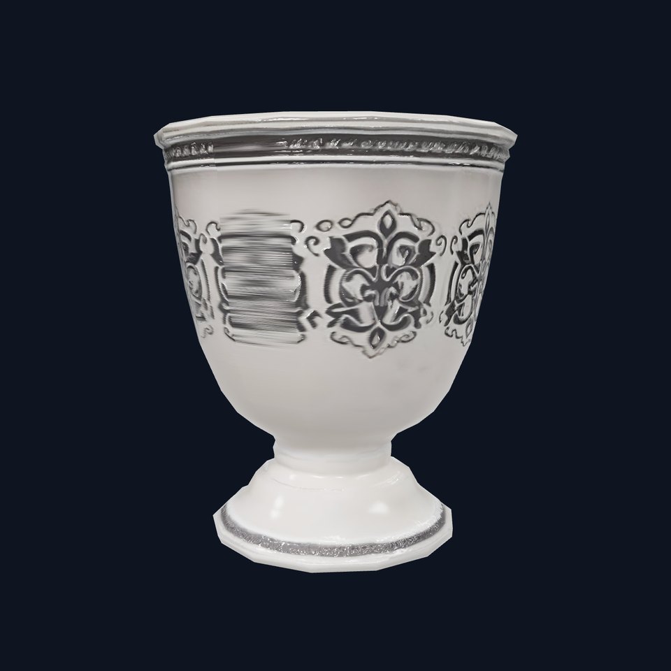 Ornate Silver Chalice model pack