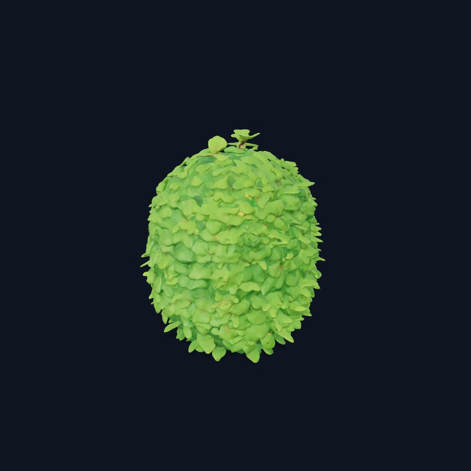 Leafy Bush Sphere model pack