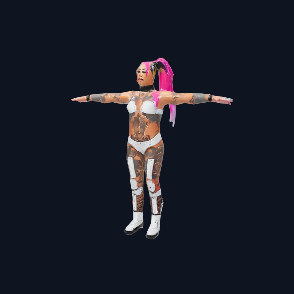 Cyberpunk Warrior model pack