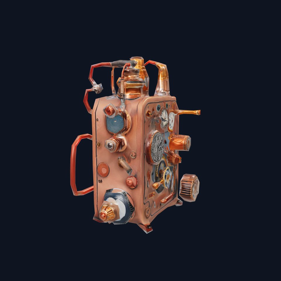 Steampunk Copper Gadget model pack