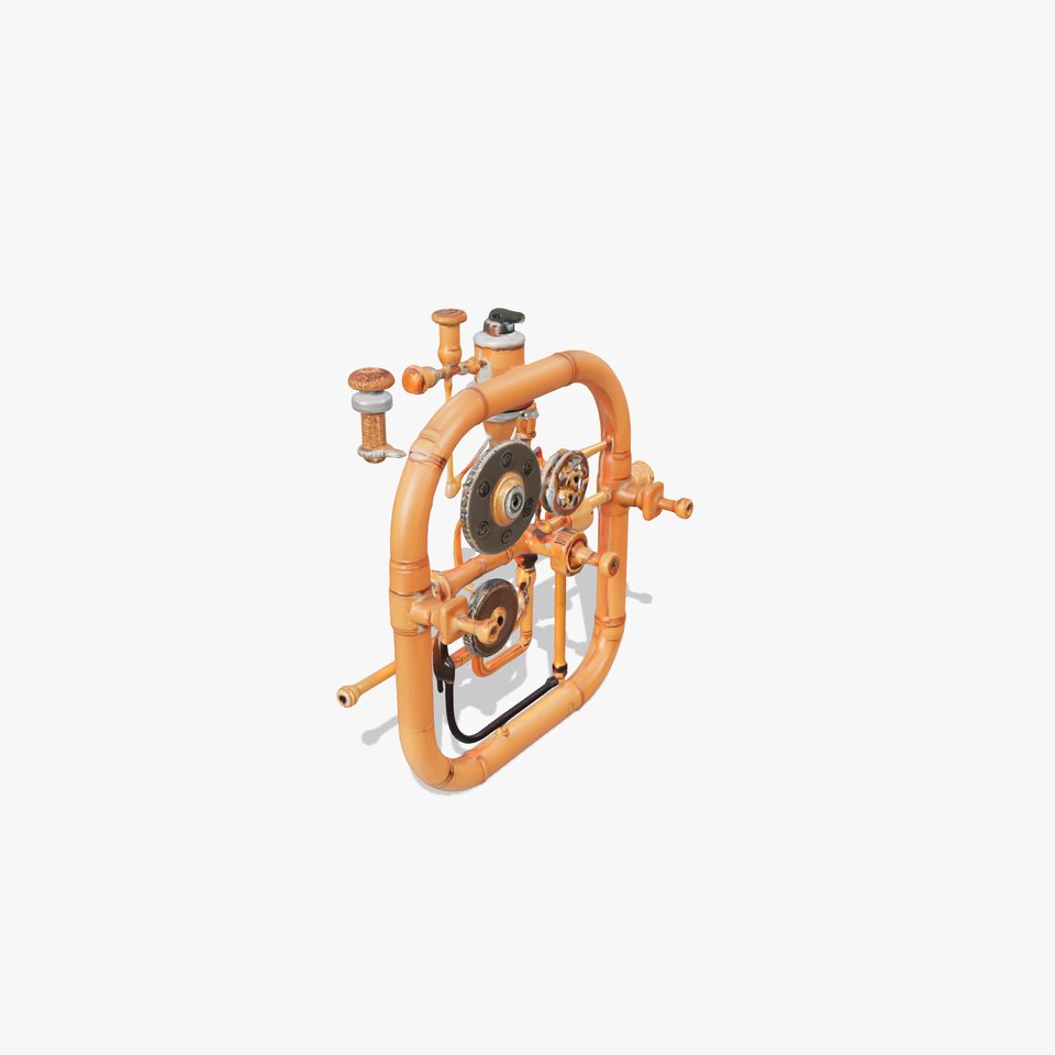 Copper Steampunk Mechanism model pack