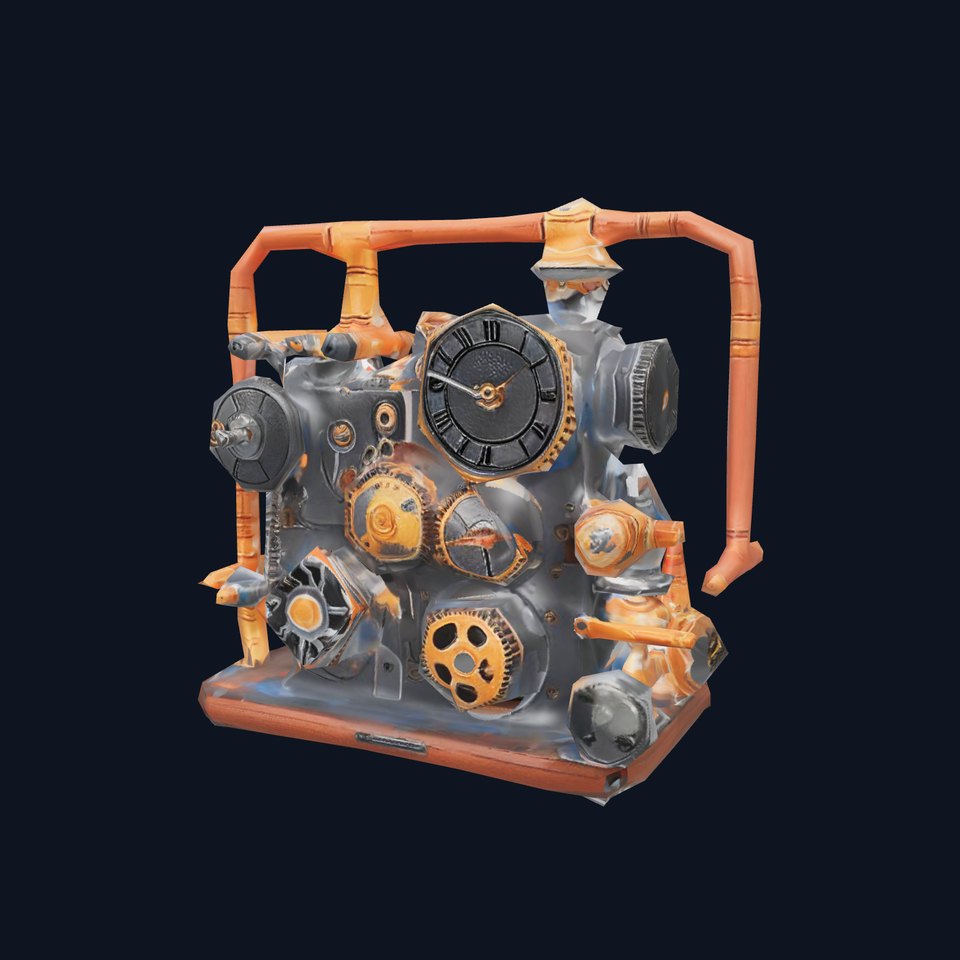 Steampunk Gear Machine model pack