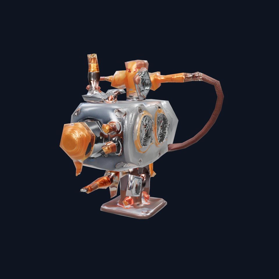 Steampunk Pressure Gauge model pack