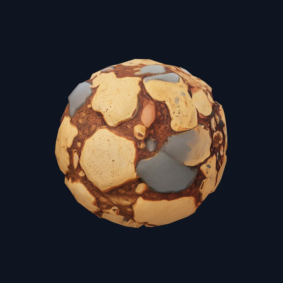 Rustic Stone Terrain model pack