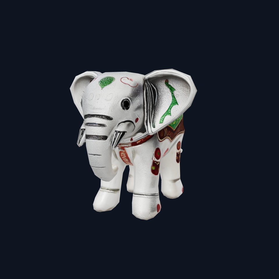 Silver Elephant Decor model pack