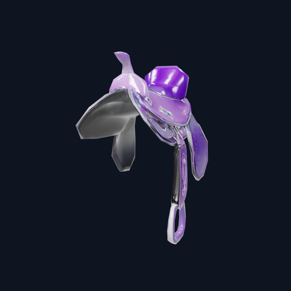 Purple Elegance Saddle model pack