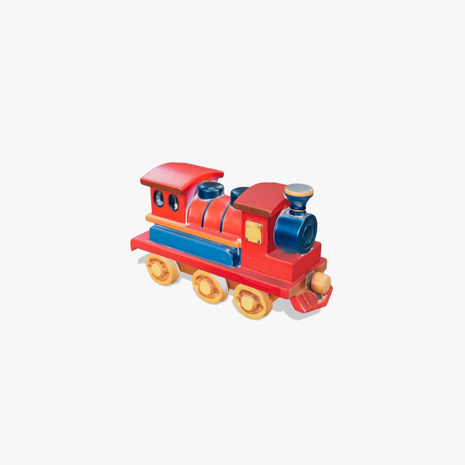 Colorful Wooden Train model pack