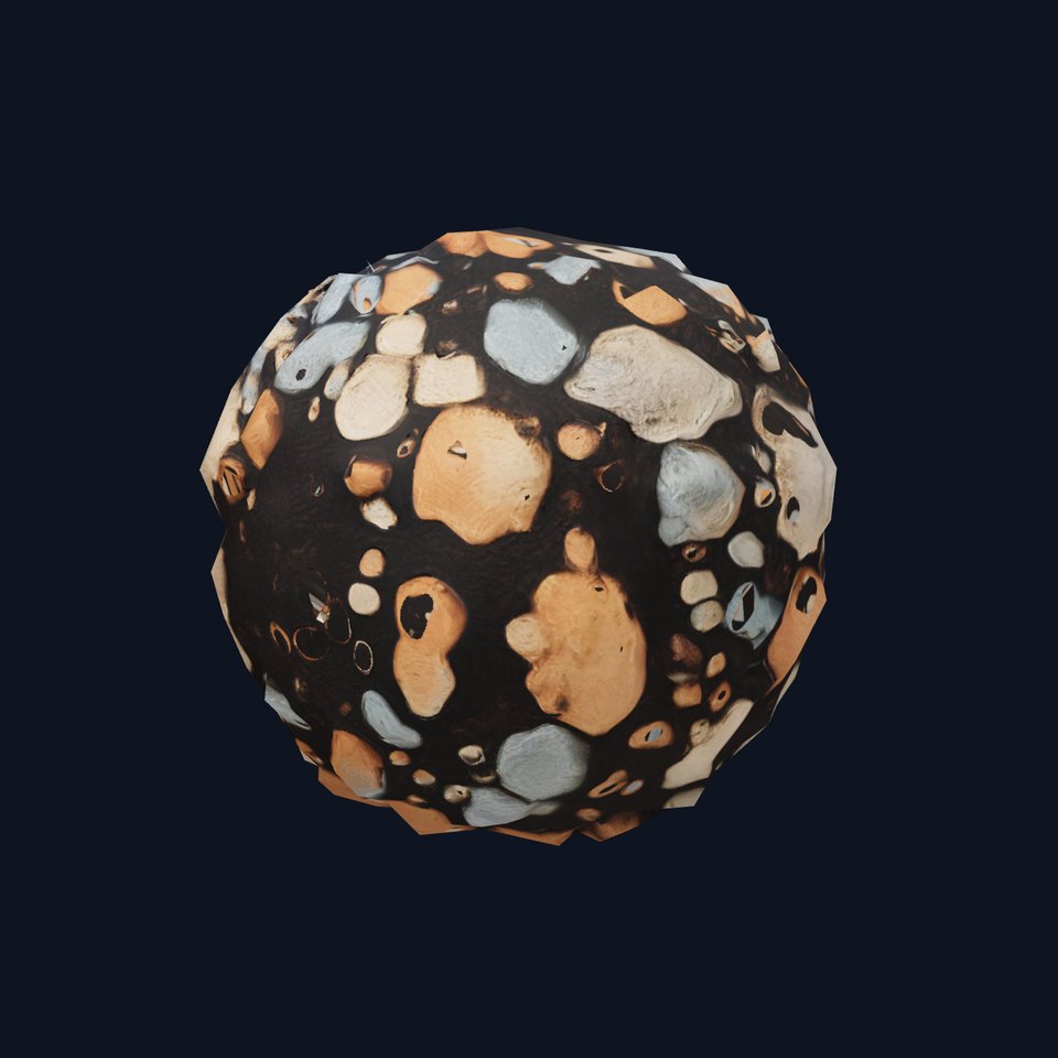 Rustic Rock Texture model pack