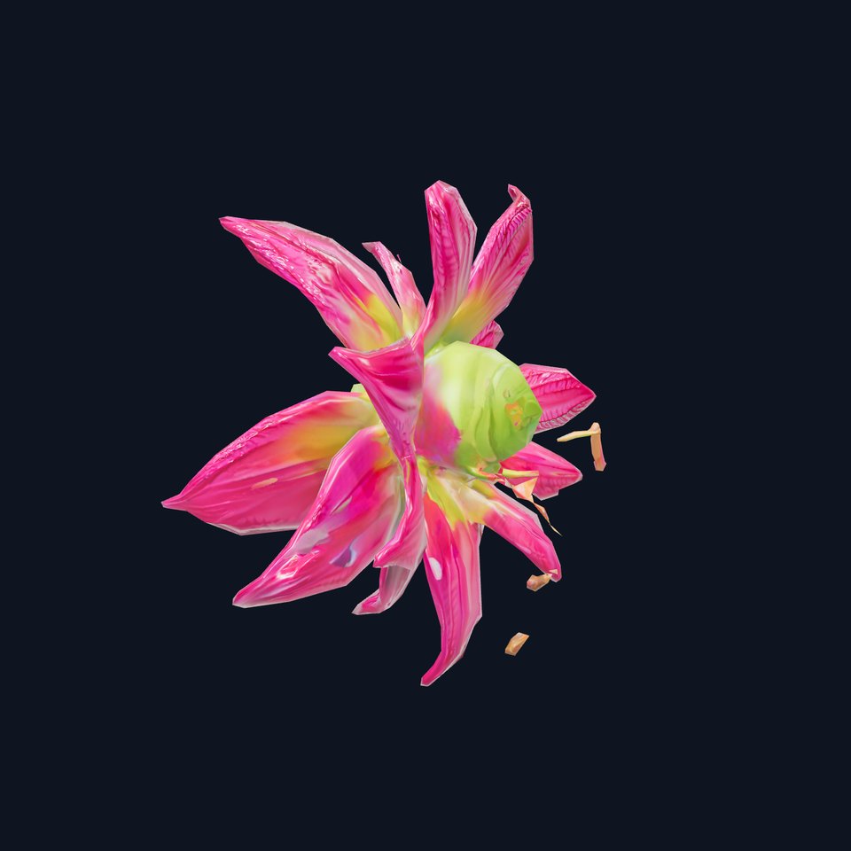 Vibrant Floral Blossom model pack