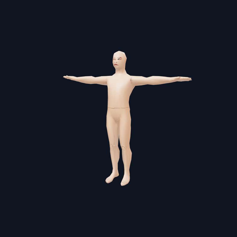 Realistic Poseable Mannequin model pack