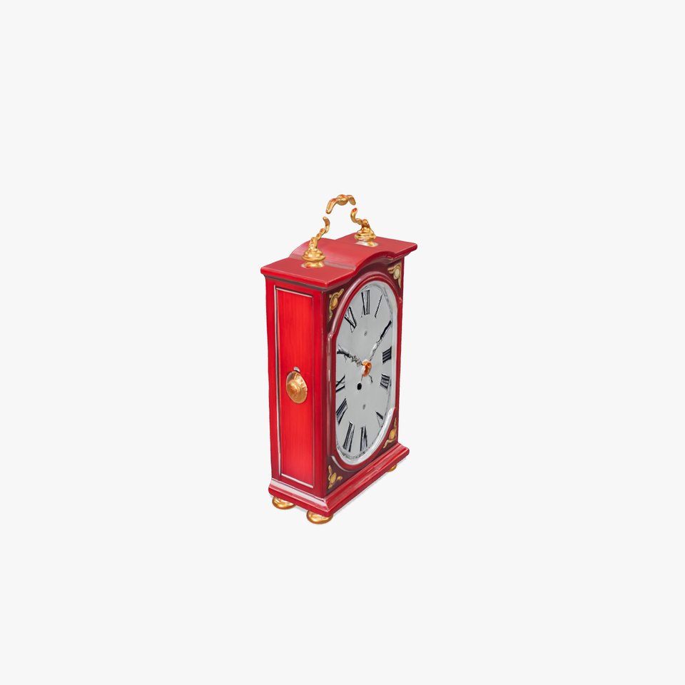 Regal Mahogany Clock model pack