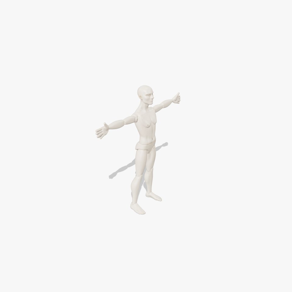 Neutral Pose Mannequin model pack