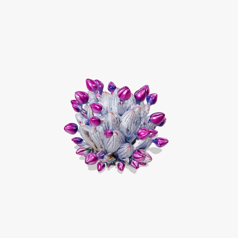 Purple Exotic Succulent model pack