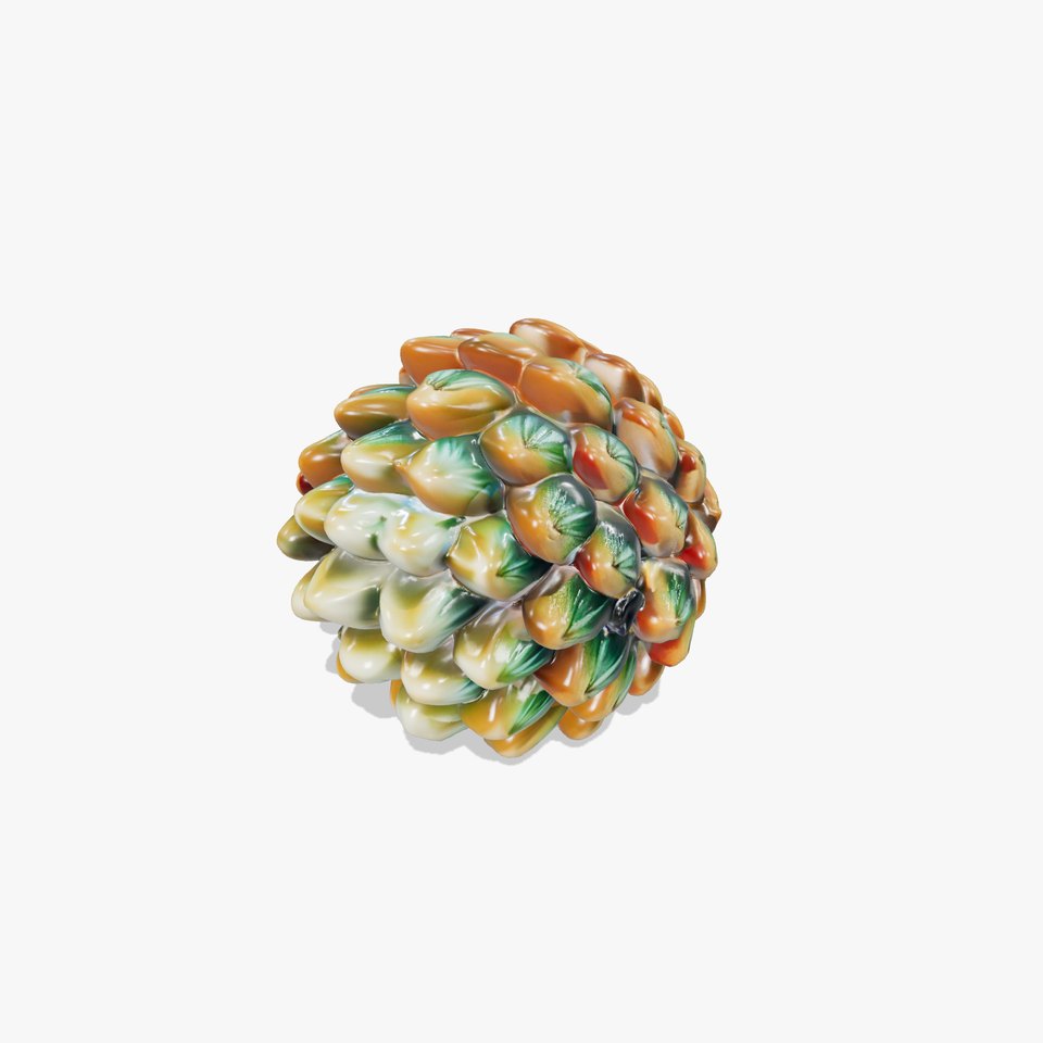 Iridescent Pinecone model pack