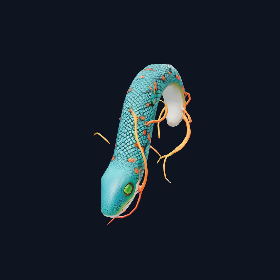 Vibrant Oceanic Creature model pack