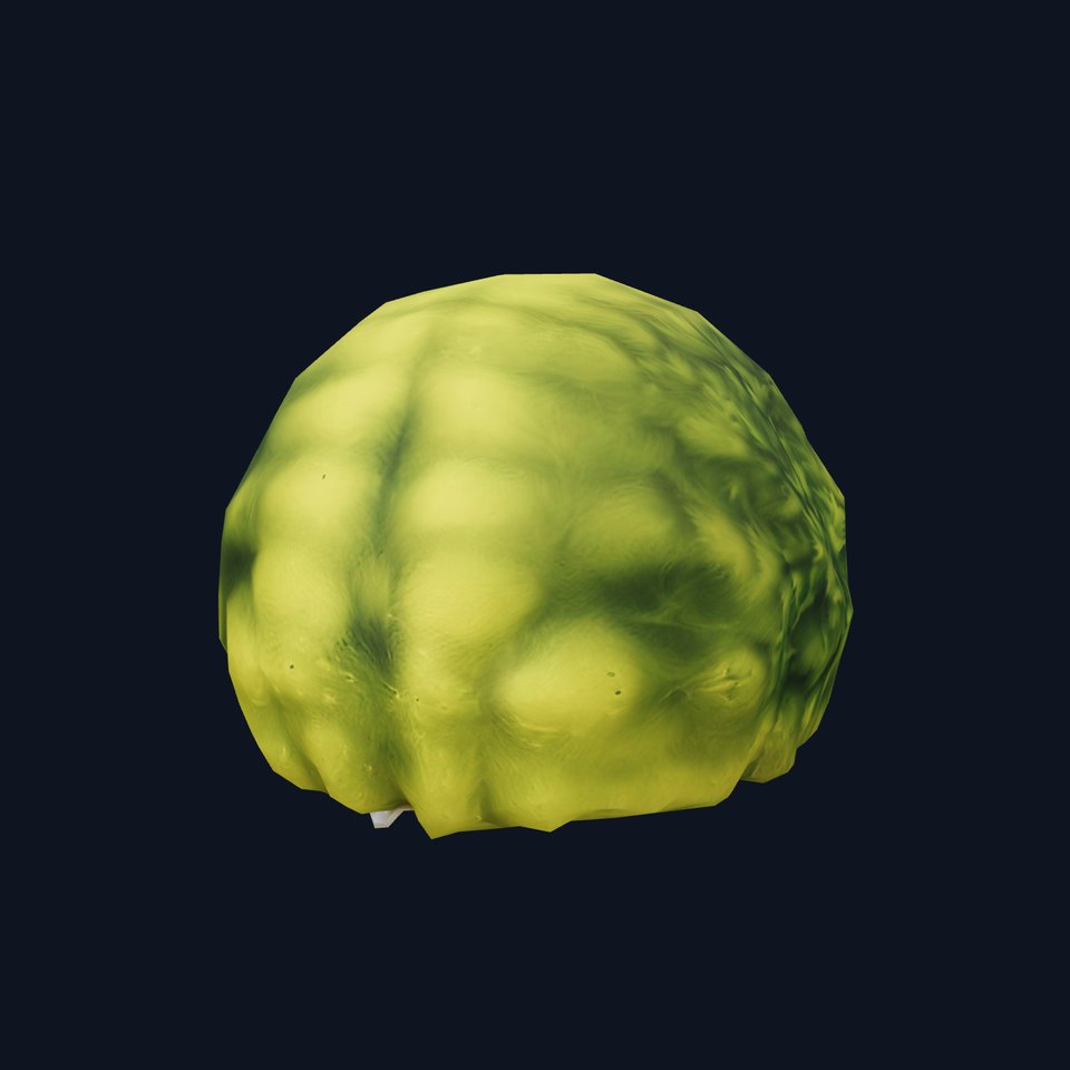Furry Green Sphere model pack