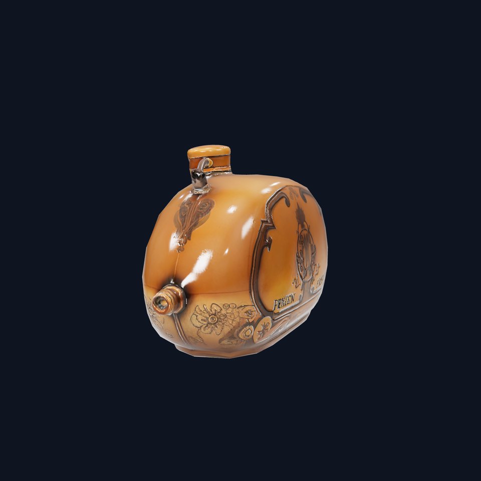 Antique Brass Canister model pack