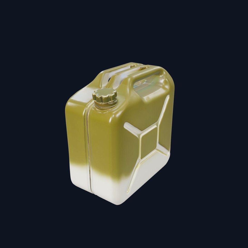 Olive Jerry Can model pack