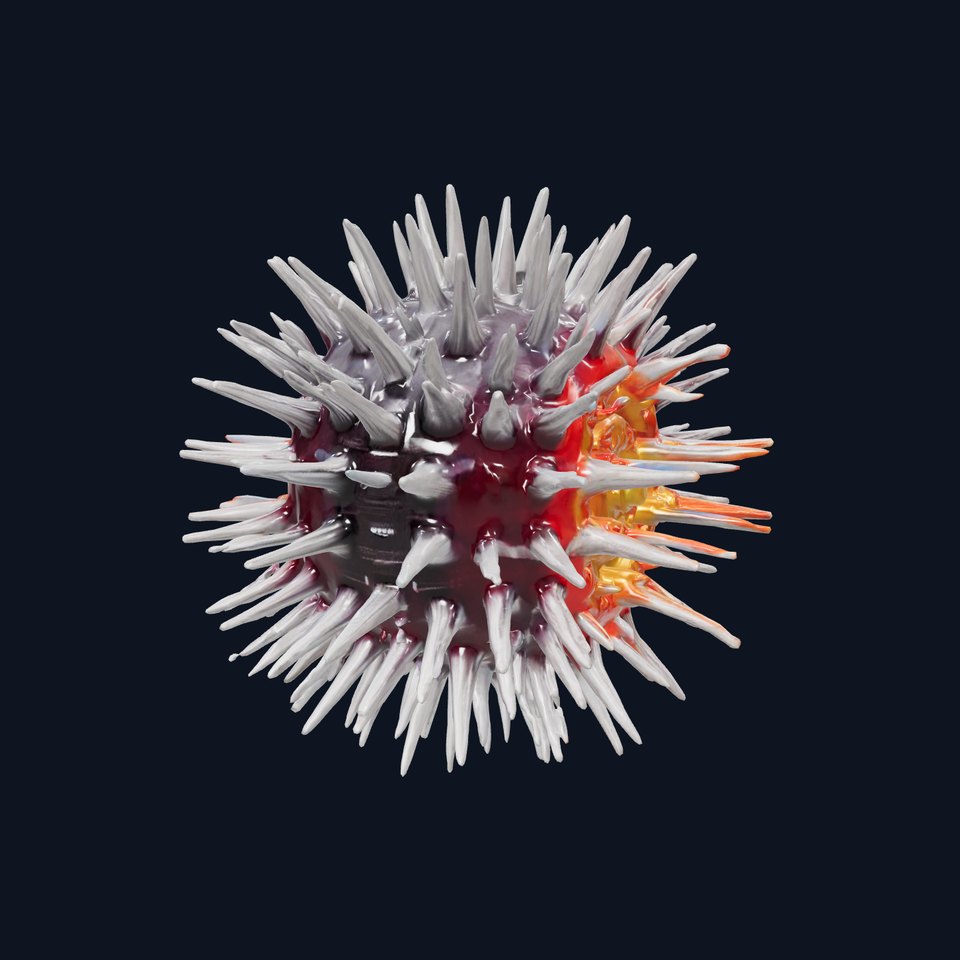 Spiky Red Orb model pack