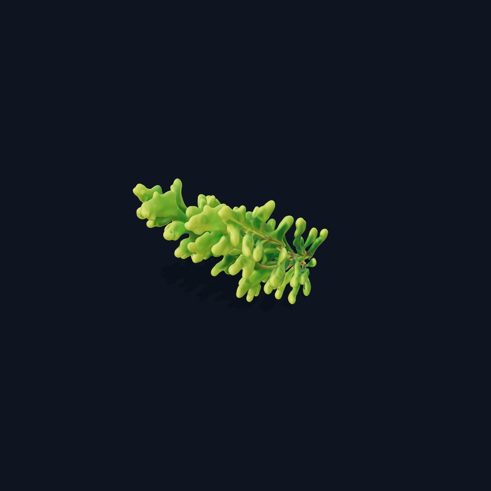 Green Oak Leaf model pack