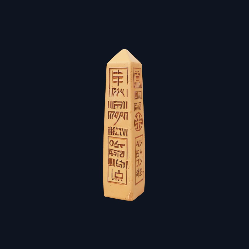 Terracotta Obelisk model pack