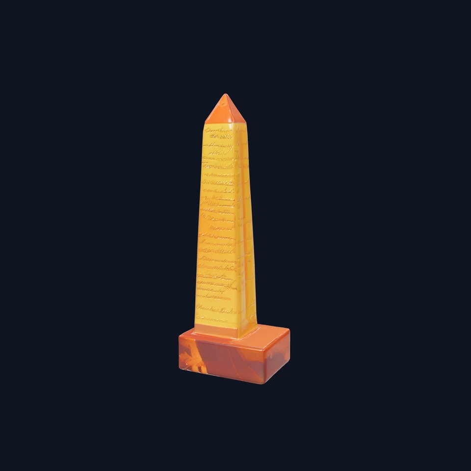 Amber Obelisk model pack