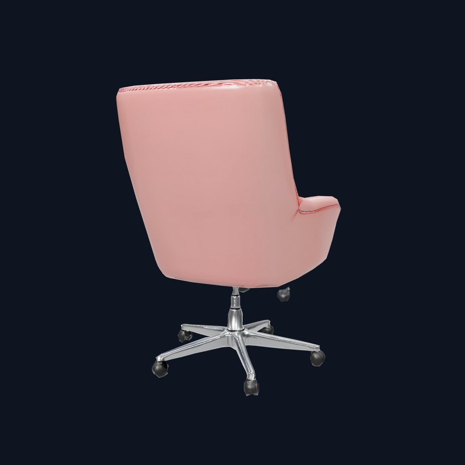 Elegant Coral Chair model pack