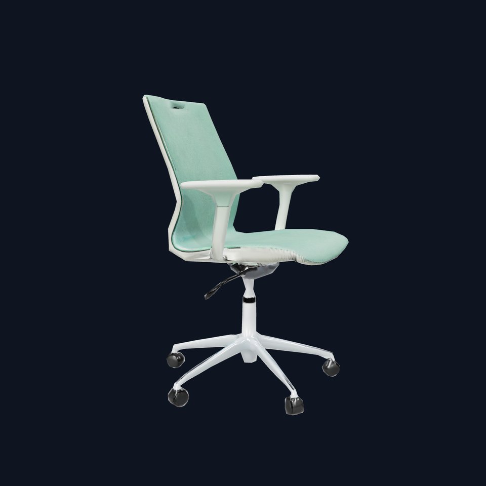 Mint Office Chair model pack