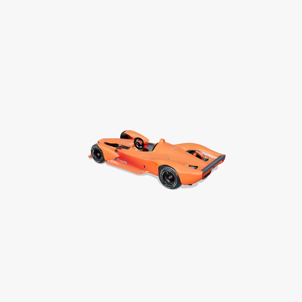 Orange Formula Car model pack