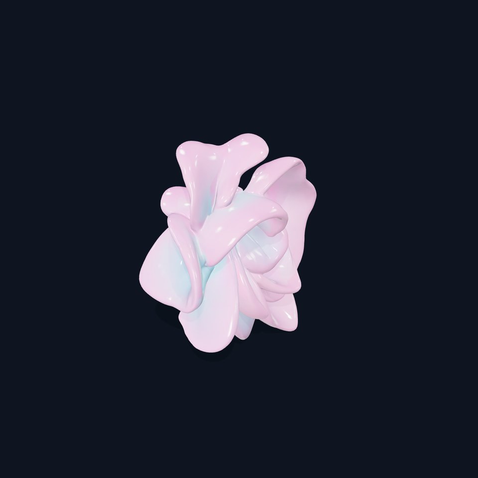 Iridescent Spiral Blossom model pack