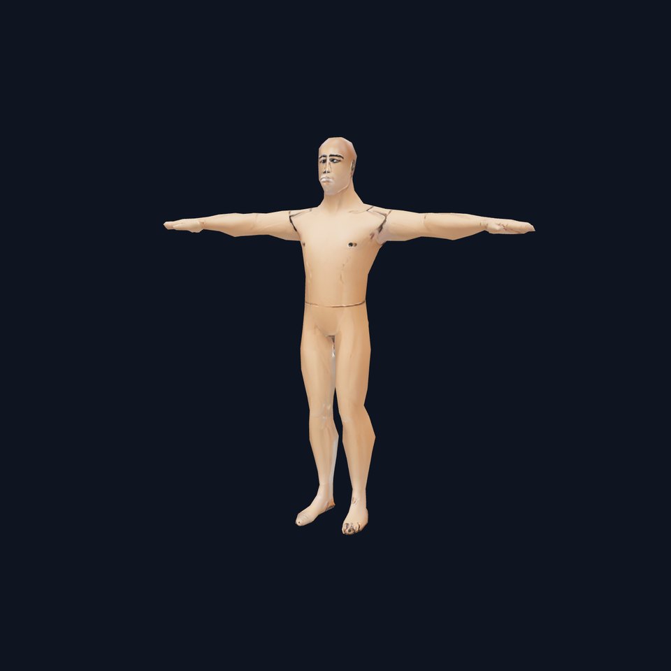 Muscular Male Mannequin model pack