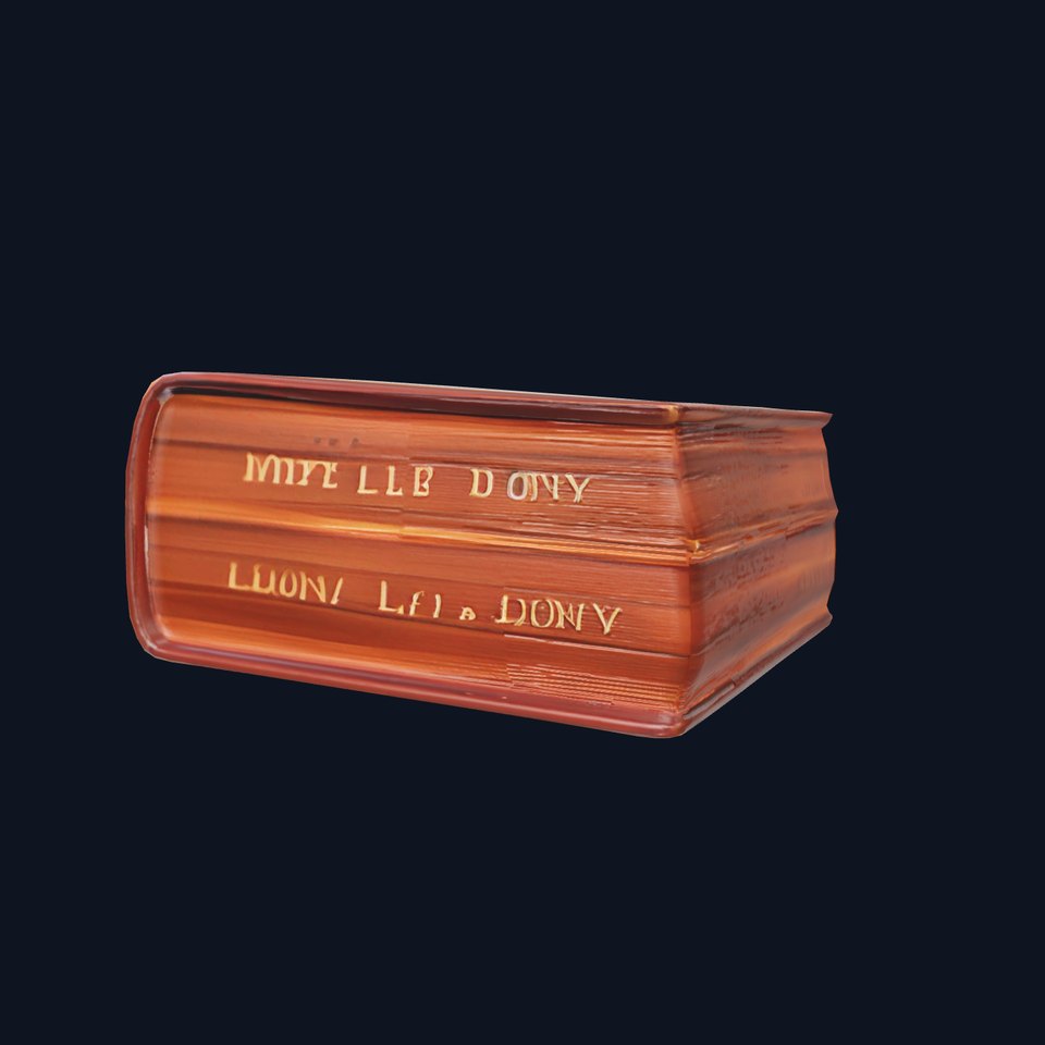 Vintage Book model pack