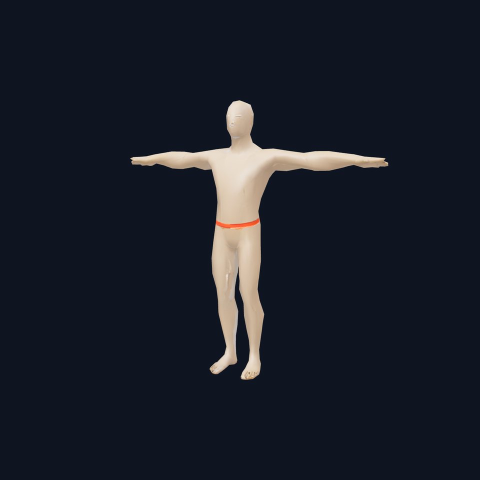 Tan Plastic Mannequin model pack