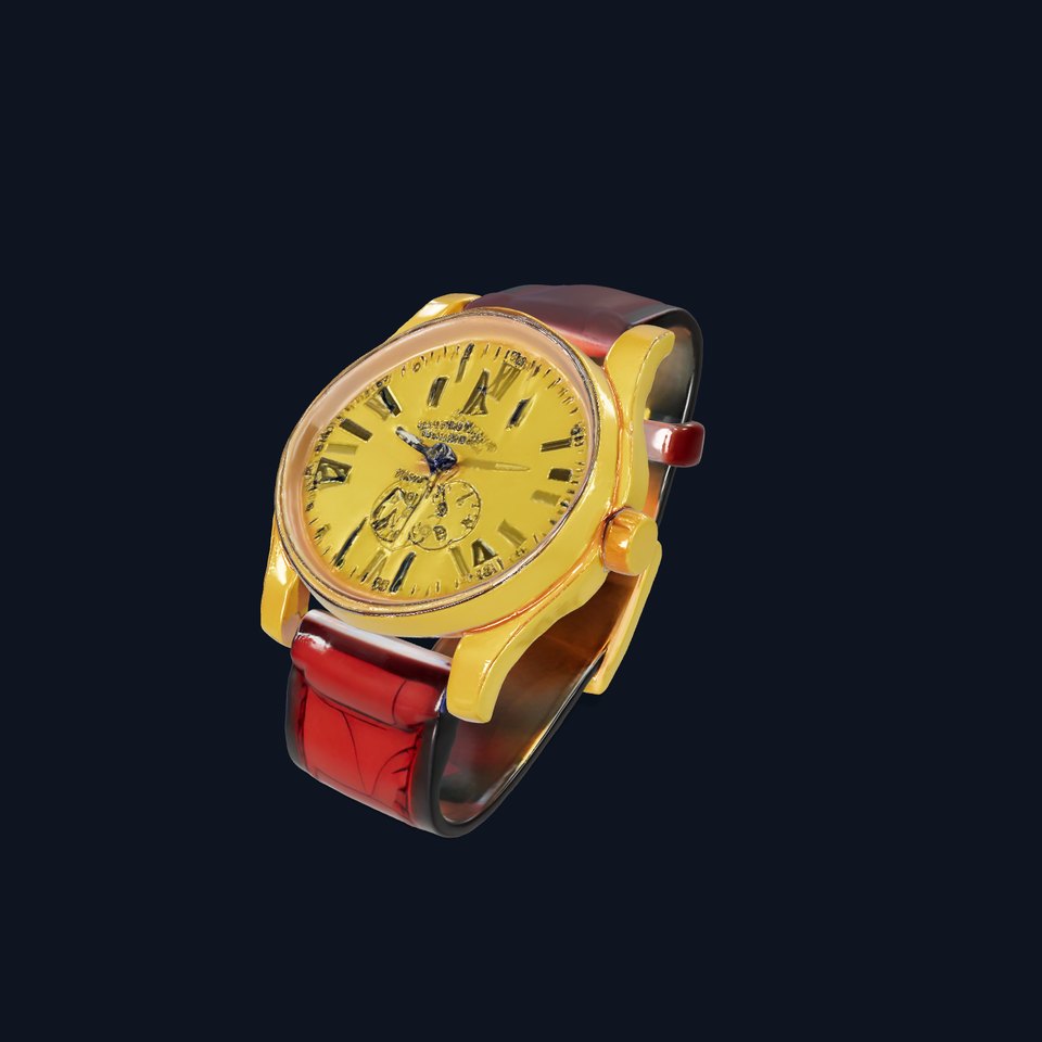 Classic Gold Watch model pack