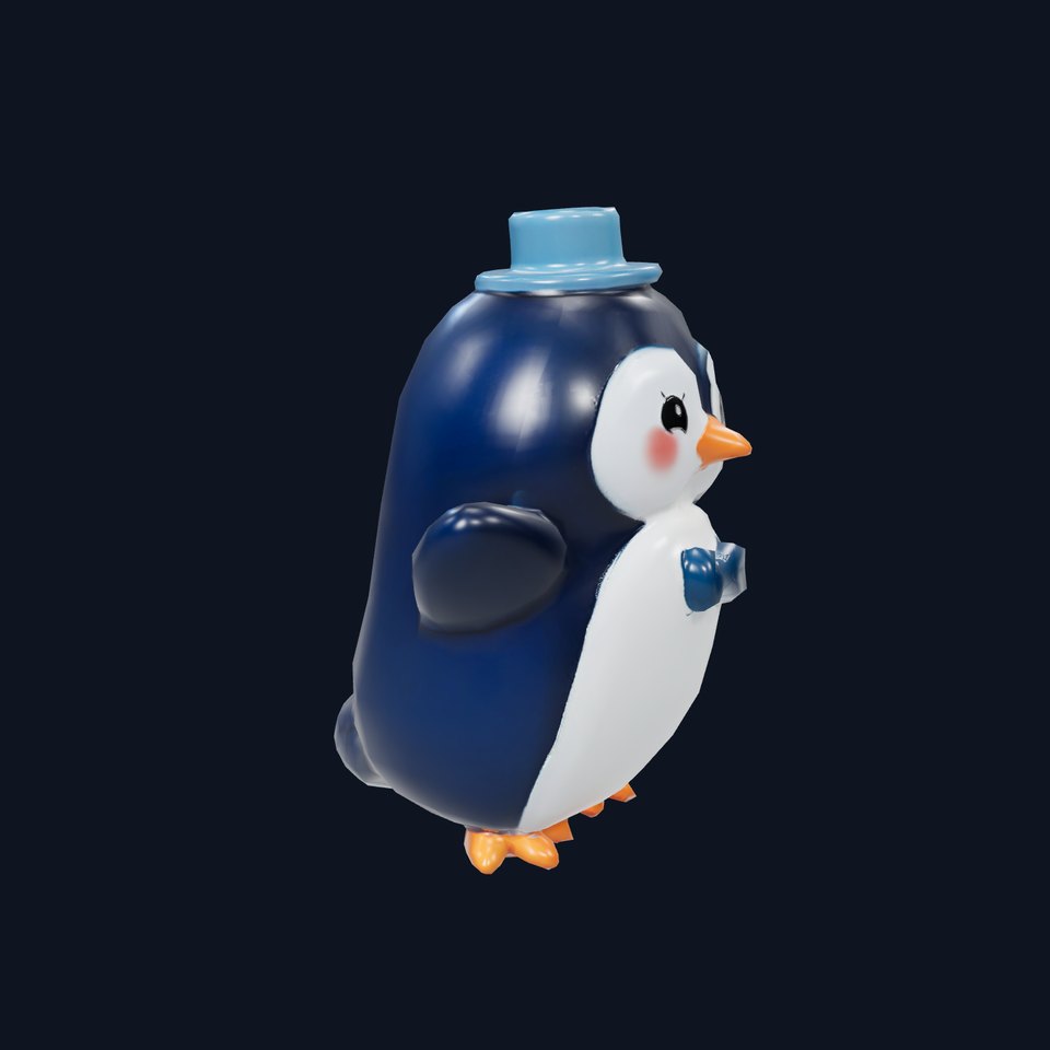 Charming Penguin model pack
